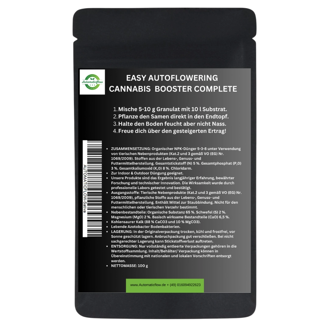 EASY AUTOFLOWERING CANNABIS BOOSTER COMPLETE MIX SATIVA - AUTOMATICFLOW